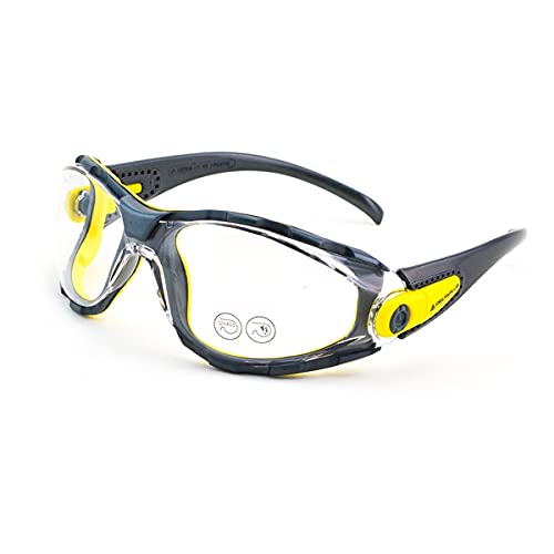 Delta plus - Gafa protección pacaya clear lens policarbonato incolora negro / amarillo