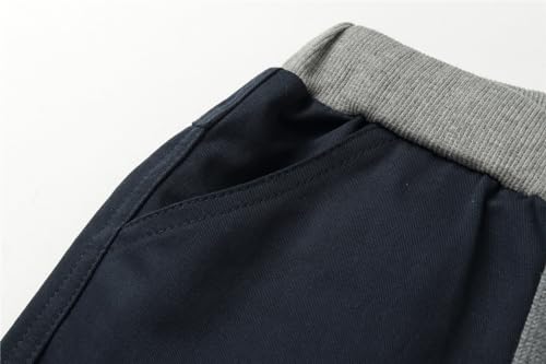 Mud Kingdom Toddler Boys Cotton Pull On Pants Adjustable Elastic Waist 3-9 Years4