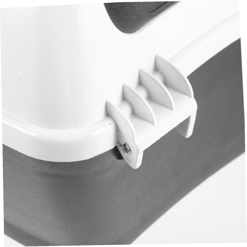 Boîte de rangement moto multifonctionnelle vélo scooter coffre blanc - 3