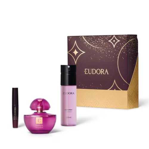 EUDORA ESTOJO ROXO LOVERS (3 ITENS)