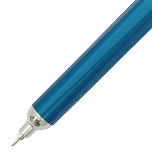 Image of Needle-point GRAND STANDARD OHTO, Blue: Fine Leads Ballpoint Pen in Blue with Anodised Aluminium Housing and a 0.7 mm Needlepoint Refill (Black)
