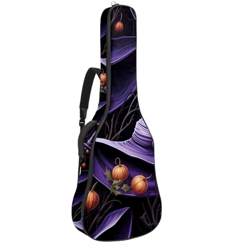 Sac de transport pour guitare acoustique à double bandoulière pour Halloween