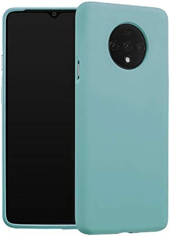 Liquid Silicone Phone Case for OnePlus 7T /1+ 7T/ 1+ /Full Body Protection/Shockproof/Gel Rubber/Cover Case Drop Protection MintGreen