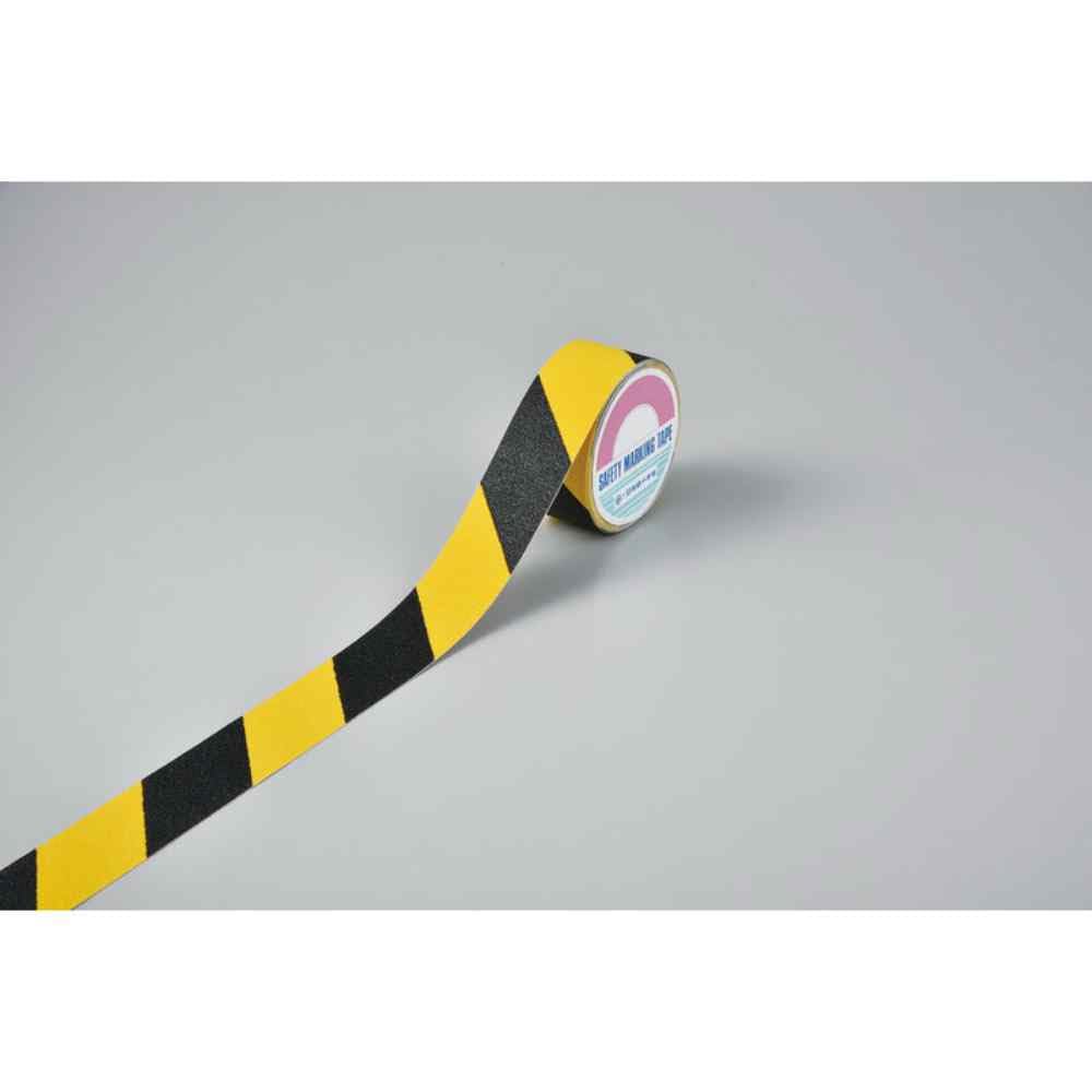 loverynontaページです.•♬ Amazon | 滑り止めトラ柄テｰプ 黄/黒 ASS-55NTR 50mm幅×5m 塩ビ+鉱物