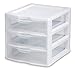 Sterilite 20738006 Art Furniture and Storage, White - 2 Pack