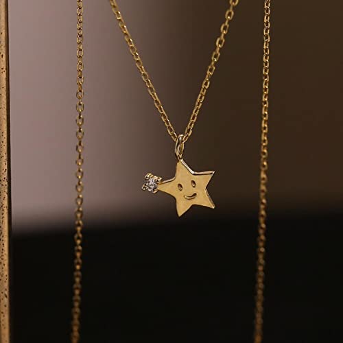Collier en argent sterling 925 pendentif étoile idée cadeau idéal - 3