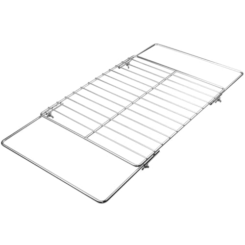 304 Strainless Steel Adjustable Extendable Oven Rack Universal Telescopic Oven Cooker Shelf Rack For Whirlpool Frigidaire GE Kenmore Ovens. Adjusts from 17 Inches - 26 Inches Wide 1 Pcs