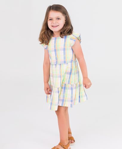 RuffleButts Baby/Toddler Girls Spring Summer Sleeveless Style Dress3