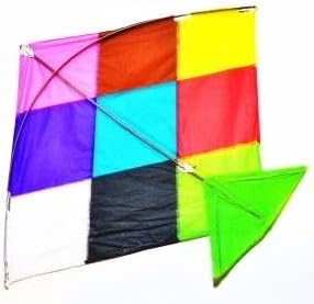 Miniatura 2 de Paquete de 10 auténticas cometas de papel indio con línea de brida y línea de cometa de 1,312.3 ft (Patang y Dori)