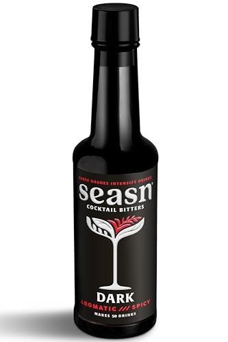 Image of seasn DARK Cocktail Bitters | 0% ABV Bitters for Intensifying Cocktails & Mocktails | Aromatic & Spicy Bitters | Vegan & Sugar Free | 150ml