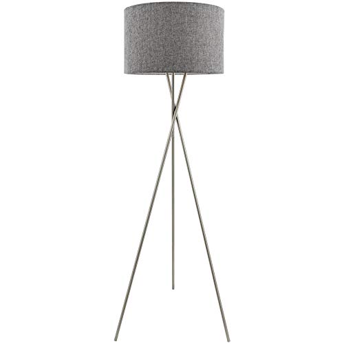 Kira Home Sadie 60" Mid Century Modern Tripod LED Floor Lamp + 9W