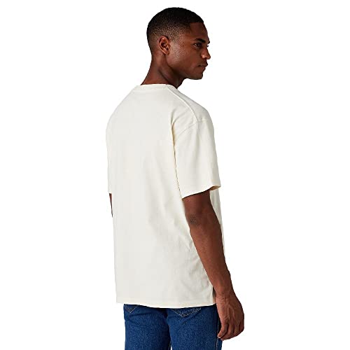 Wrangler Good Times Tee T-Shirt, Vaniglia, XL Uomo...
