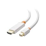 Cable Matters Mini DisplayPort 1.2 (Thunderbolt™ 2 Port Compatible) to HDTV Cable Supporting 4K in White 10 Feet