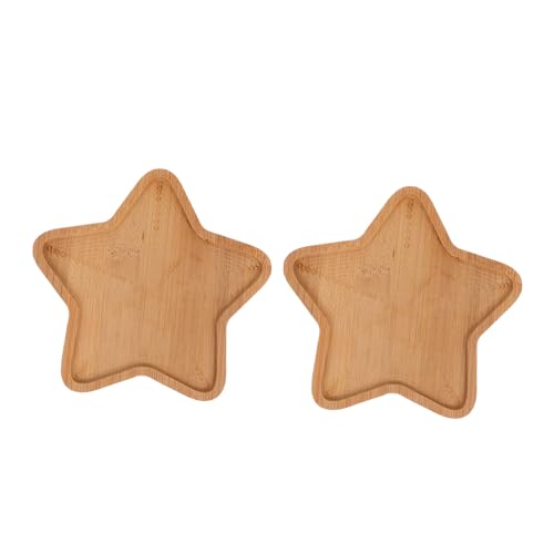 2pcs DIY Tray Craft Kit Home Decor Accessory Bamboo Serving Tray Handles