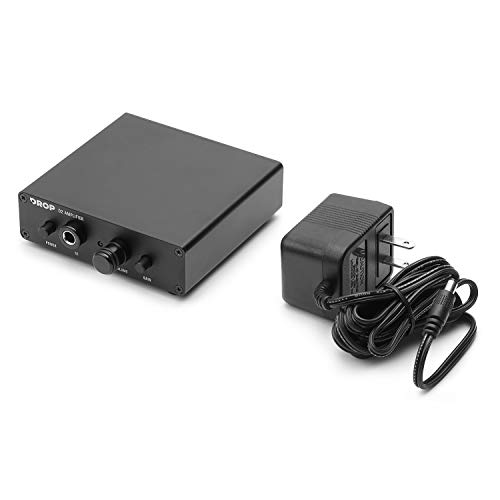 Drop Objective 2 Headphone Amp: Desktop Edition Amplifier (Medium), Black