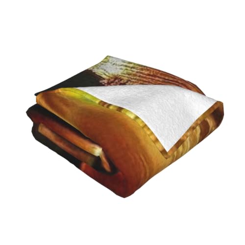 Couverture en flanelle contre les nuits fraîches plaid chaud pour lit et voiture