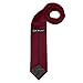 Jacob Alexander Solid Color Men's Regular Tie - Burgundy Wine