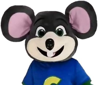 rushopn Head mascot - Chuck E. Cheese Head Mascot Costume Mouse Mascot Head Costume (Only Head)