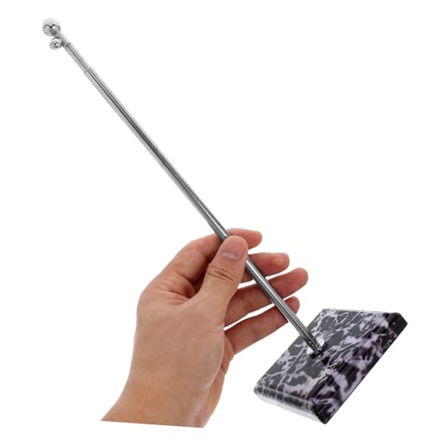 Porte-drapeau de table ajustable Operitacx en métal et socle marbre stable - 5
