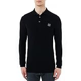 boss polo langarm xxl Ausschnitt: Flachstrickkragen BOSS Herren Passerby Polo Shirt, Black1, L EU