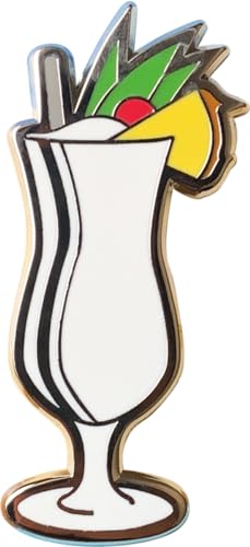 Image of Classic Cocktail Cute Enamel Pins for Bartender Aprons, Jackets, Backpacks and Purses, Shirt and Suit Lapels, Button Badges Brooch Fashion Jewelry