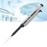 Photo Gallery pipetta erogatrice da 0,1-50ul per laboratorio, pipetta a canale singolo regolabile,con finestra digitale, aspirazione accurata,nessun residuo nello scarico,0.5-10ul Photo Gallery pipetta erogatrice da 0,1-50ul per laboratorio, pipetta a canale singolo regolabile,con finestra digitale, aspirazione accurata,nessun residuo nello scarico,0.5-10ul