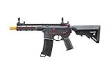 Lancer Tactical Gen 3 Lightweight Durable Polymer M4 Airsoft MLOK AEG w/High Speed Mid Cap with Programmable Fast Trigger (ETU & MOSFET)