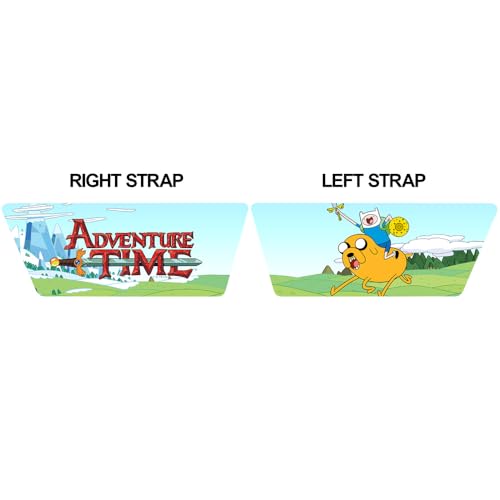 Popfunk Adventure Time Finn and Jake Charge Unisex Adult Slides Adjustable Flip Flop Sandals Officially Licensed Hypd Slydr Switch™2