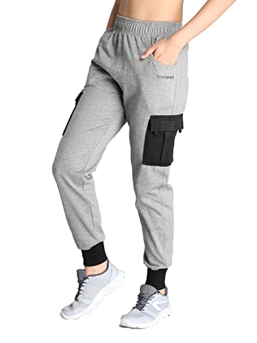 Image of CHKOKKO Women High Rise Gym Wear Sports Fitness Relaxed Track Pant