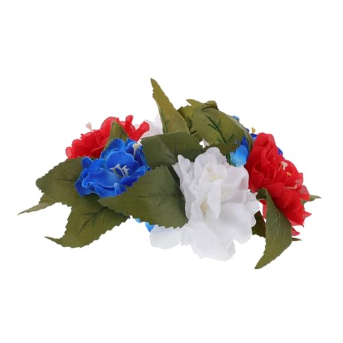 POPETPOP Centrotavola Candele Floreali Artificiali Ghirlanda Portacandele Per Domestici Anello Fiori Realistico Per Feste Matrimoni e Decorazioni Stagionali