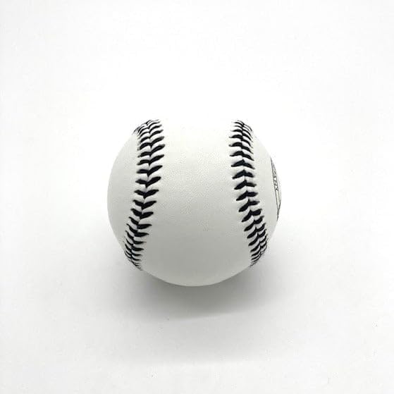 PVC Practice Soft Baseball | Official League Balls for Children Teenager Players | Training Batting Fielding Sports Accessories for Hitting Pitching - School Ground Garden Home (White-Black, 9 Inch) 2