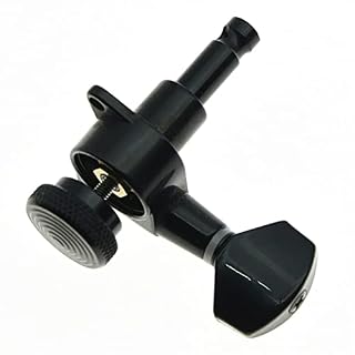 WeBert Guitar String Tuning Pegs Noir Gaucher Guitare Verrouillage Tuning Keys Mécaniques Mécaniques Tuner – Image 4