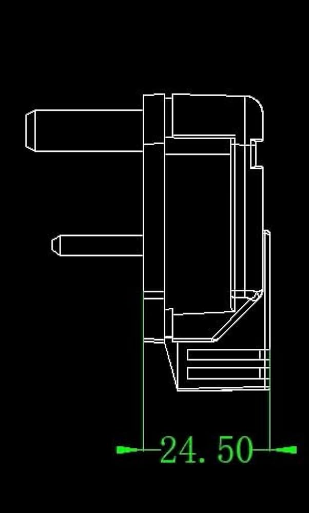 Heavy-Duty Plug 3-Pin UK 13A (Black)u2013 Durable Rubber Plug For Home, Commercial & Industrial Use U2013 Tough Replacement Plug For Power Tools, Appliances