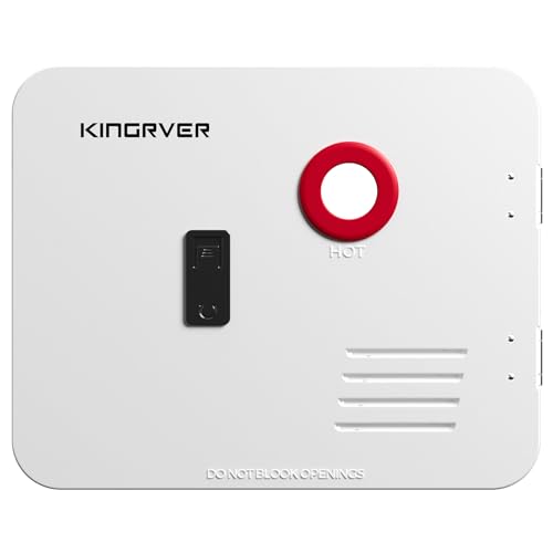 KINGRVER 15 x 18 Inches White Door kit - This Only for KINGRVER RV Tankless Water Heaters without Door, Water Heater not Included, Galvanized Steel