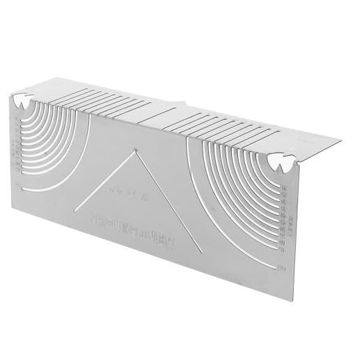 Balacoo Arc Marking Tool Protractor Ruler Set Precision Flex Angle Metalworking Tool for Accurate Angle Curve Marking