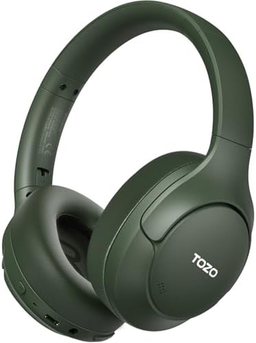 AI Songwriting 10 TOZO HT3 Hybrid Noise Cancelling Wireless Headphones, 90H Over Ea...