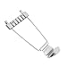 Guitar Trapeze Bridge, Metal Adjustable Guitar Trapeze Tailpiece Bridge Lightweight Easy To Use Replacement for Performers for Performance (Silver)