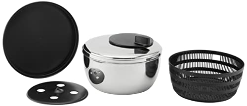Foto von WMF Gourmet Salatschleuder 25,4 cm, Cromargan Edelstahl poliert, Kunststoffsieb, spülmaschinengeeignet