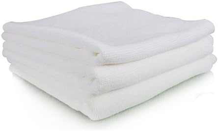 Sneaker Jesus SJ993-3PK White Edgeless Microfiber Towel, (Pack of 3)
