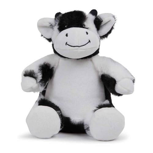 Mumbles Printme Mini vache en peluche (26 cm) (noir/blanc)