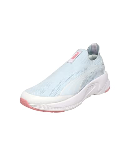 PUMA | Softride Premier GlideKnit Walking Shoes | Dewdrop-White-Pinkscape | 8UK