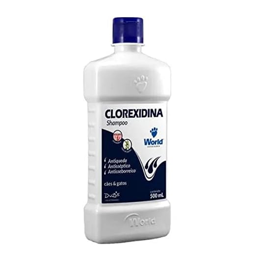 Kit Shampoo + Sabonete World Veterinária Dug's Clorexidina Cães & Gatos