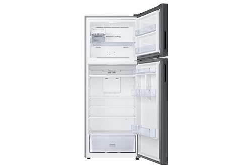 Image of Samsung 465 L, 2 Star, Optimal Fresh+, Digital Inverter, Frost Free Double Door AI Enabled Smart Refrigerator with WiFi (RT51CG662BB1TL-2, Black Matt, 2024 Model)