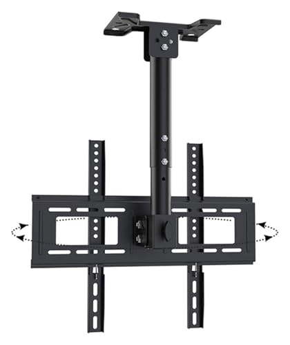 Support TV de plafond électrique réglable en hauteur pour écran 26 à 65 pouces charge max 40kg