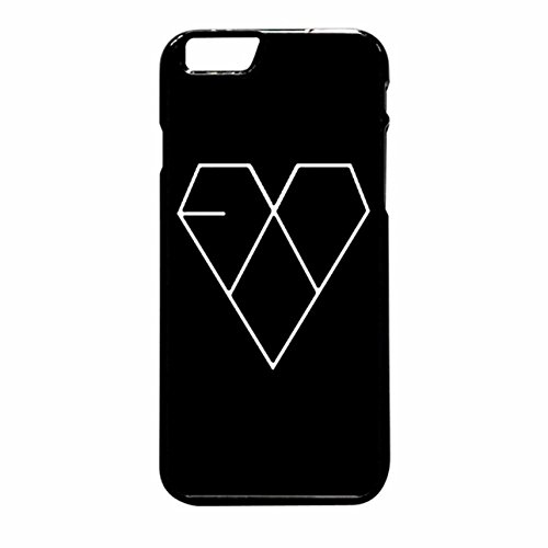 Kpop Exo Heart Symbol Case Cover / Color Nero