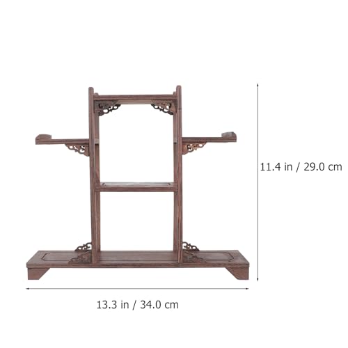 Estante estilo antiguo de madera para solucionar la falta de espacio 4