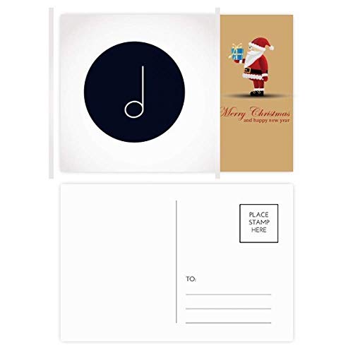Cartes postales Mim Notes de White Music, la papeterie noire premium