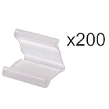 Cosmos ® 200 Pieces of Clear Plastic Small Balloon Clips Tie for Sealing