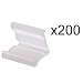 Cosmos ® 200 Pieces of Clear Plastic Small Balloon Clips Tie for Sealing