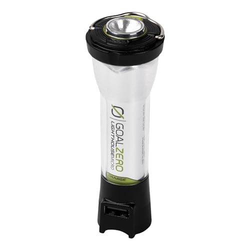 Goal Zero Lighthouse Micro Charge USB Flashlight Lantern and Recharger Hanging Light Ideal For the Purse or Backpack, Charges Up From Any USB Port Works Well with Goal Zero Nomad Solar Panels